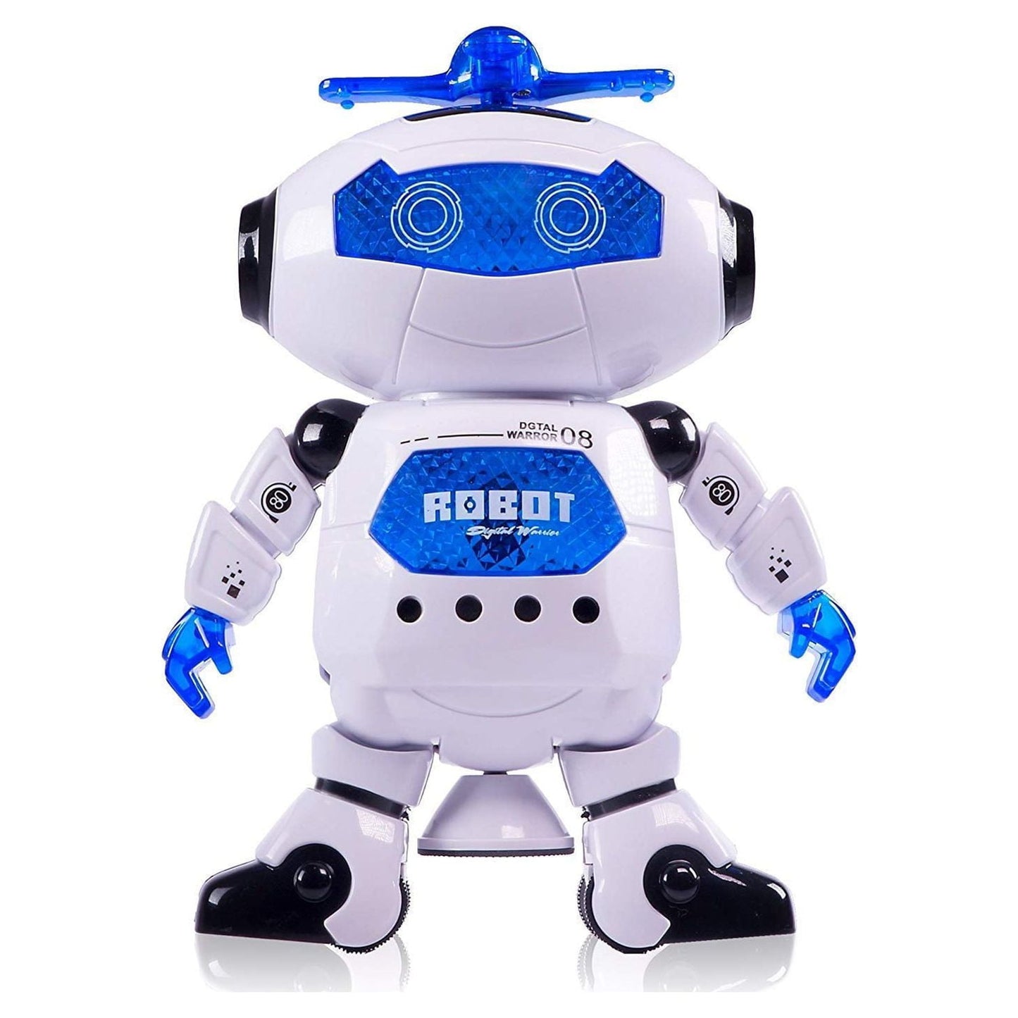 BEEPRINCESS Walking Dancing Robot Toys for Kids - 360° Body Spinning Dancing Robot Toy with LED Lights and Music, Battery Operated Electronic Robot Toys for Birthday Christmas Gift for 3-8 Boys Girls