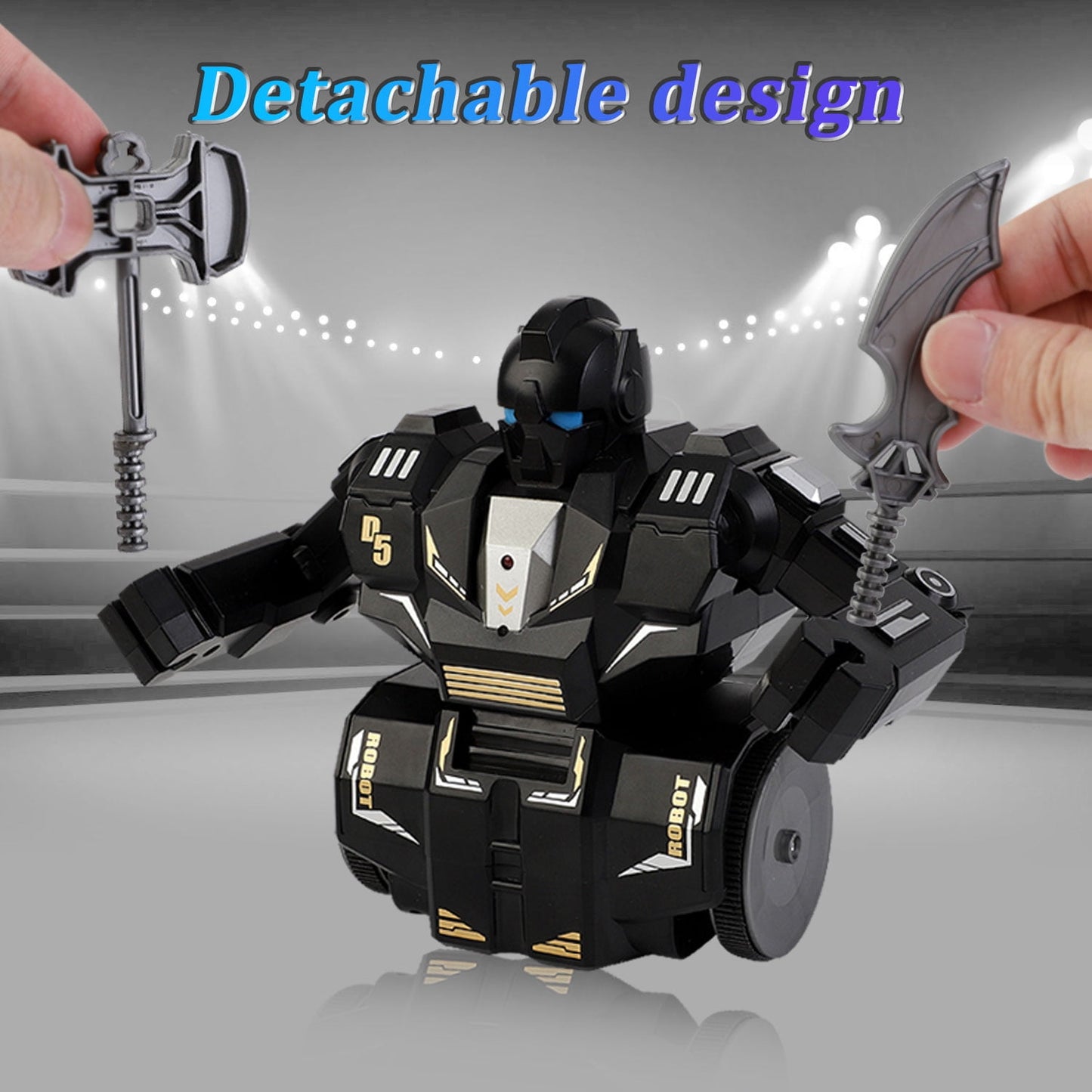 BEEPRINCESS Remote Control Robot Combat Set, 2-Player Remote Control Battle Robots Toys for Kids & Family & Parent-child, LED Lights & Sound Effects, Electronic Fighting Game with Wireless Controller