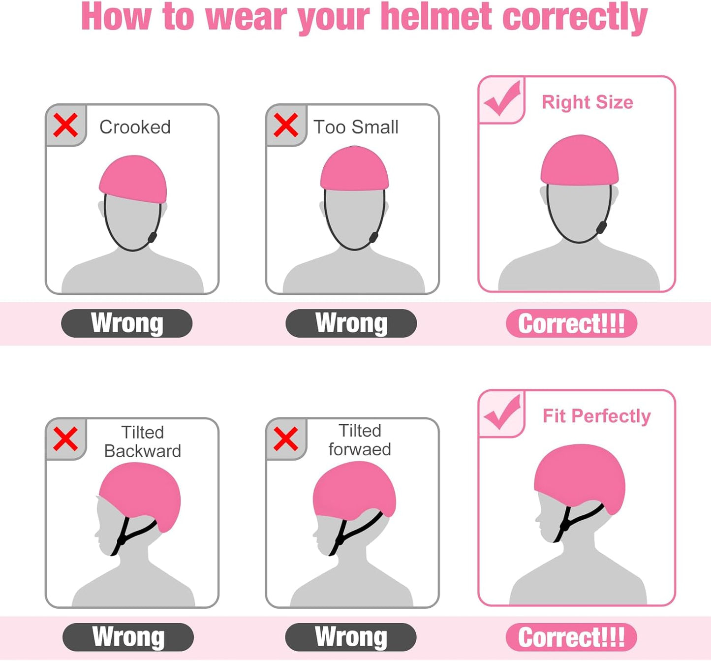 BeePrincess Kids Bike Helmet, Adjustable Toddler Helmets for Ages 3-8/8-14 Years Boys Girls, Multi-Sport Kids Helmet for Bicycles Skateboarding Scooter Balance Bike