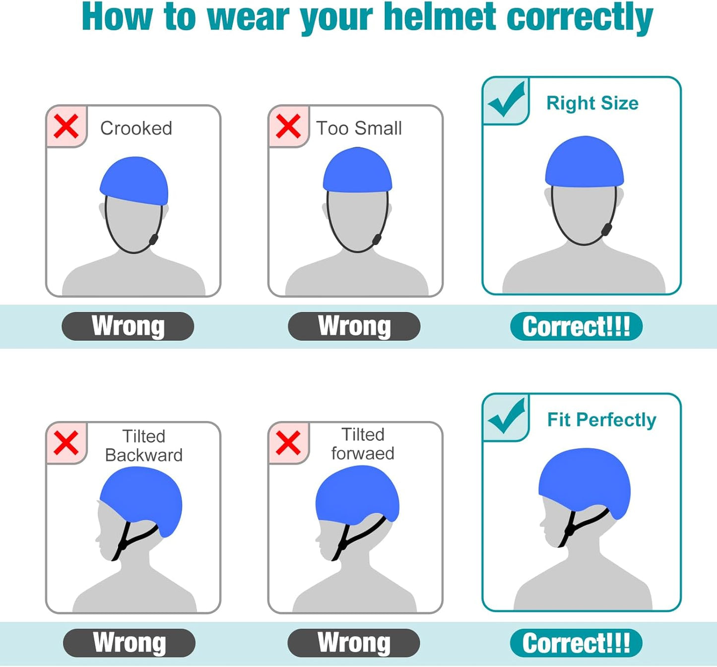 BeePrincess Kids Bike Helmet, Adjustable Toddler Helmets for Ages 3-8/8-14 Years Boys Girls, Multi-Sport Kids Helmet for Bicycles Skateboarding Scooter Balance Bike