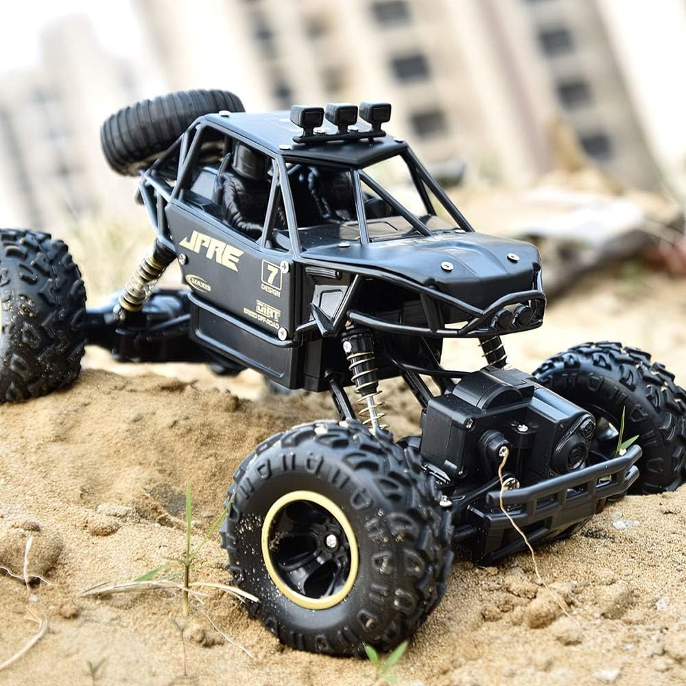 BEEPRINCESS RC Cars Car 1:16 Scale All Terrain Off Road Monster Truck 4WD Electric Vehicle, 2 Batteries for 40 Minutes Running Time