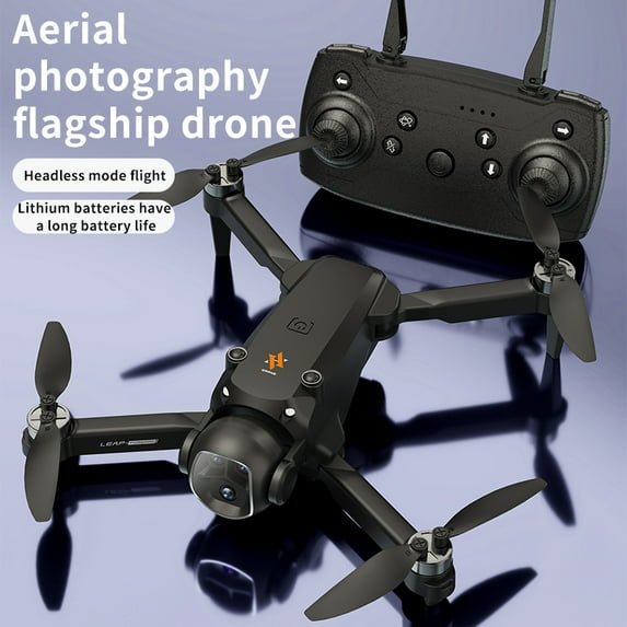 BEEPRINCESS Drone with Camera for Adults Kids, VR Glasses, Brushless Motor and Cool LED Lights, RC Quadcopter with 2 Modular Batteries