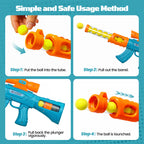 BEEPRINCESS Shooting Game Toy for Age 6, 7, 8, 9, 10+ Years Old Kids Boys - 2 Pack Air Toy Guns & Shooting Target & 24 Foam Balls - Ideal Gift for Christmas Birthday - Compatible with Toy Guns