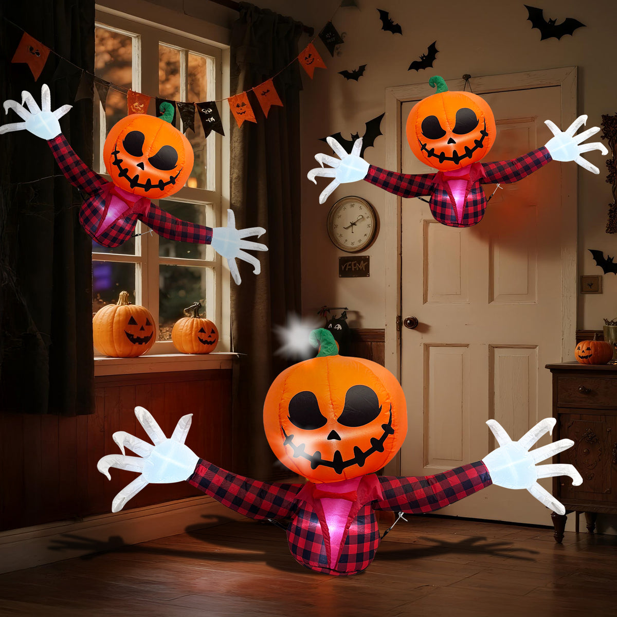 BeePrincess Halloween Inflatables, Blow Up Yard Decorations for Front Yard Lawn Garden Decor