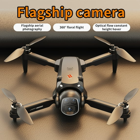 BEEPRINCESS Drone with Camera for Adults Kids, VR Glasses, Brushless Motor and Cool LED Lights, RC Quadcopter with 2 Modular Batteries