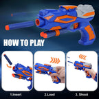 BEEPRINCESS Shooting Game Toy for Kids, Digital Targets with 2 Foam Dart Blaster, Outdoor Game Toys Gifts for 5, 6, 7, 8, 9, 10+ Year Old Boys