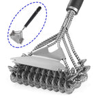 BEEPRINCESS Grill Brush and Scraper Bristle Free – Safe BBQ Brush for Grill – 16.5'' Stainless Grill Grate Cleaner for Porcelain/Weber Gas/Charcoal Grill – Gifts for Grill Wizard