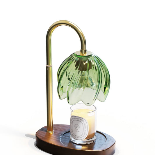 BeePrincess Candle Warmer Lamp with Timer & Dimmable Function - Adjustable Height Jar Candle Warmer for Home Decor - Includes 2 Bulbs