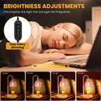 BeePrincess Candle Warmer Lamp with Timer & Dimmable Function - Adjustable Height Jar Candle Warmer for Home Decor - Includes 2 Bulbs