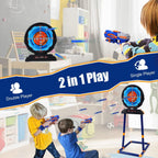 BEEPRINCESS Shooting Game Toy for Kids, Digital Targets with 2 Foam Dart Blaster, Outdoor Game Toys Gifts for 5, 6, 7, 8, 9, 10+ Year Old Boys