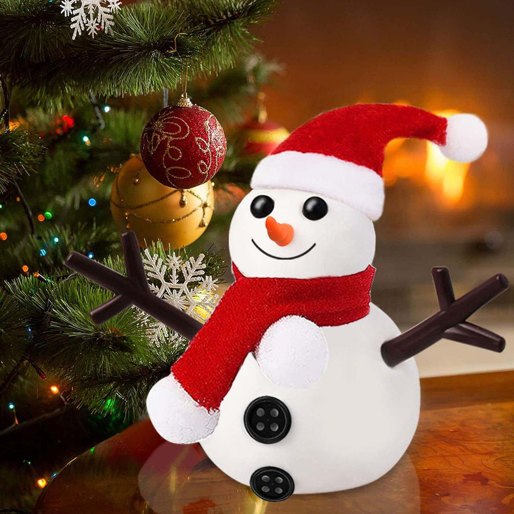 BEEPRINCESS Air Dry Clay, 9 Pack Build a Snowman Kit Snowman Crafts for Kids, Molding Clay Snowman DIY Kit, Christmas Stocking Stuffers for Kids, Christmas Crafts Toys Gift for Kids Age 3 4 5 6 7 8