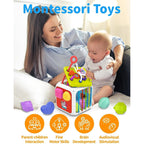 BEEPRINCESS 7-in-1 Baby Sensory Montessori Toys for 1 Year Old, Toddler Toys for 1 2 Year Old Boys Girls Birthday Gifts, Baby Toys 6 to 12 Months, Multifunction Learning Education Preschool Toys